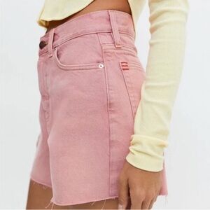 BDG High Rise Jean Shorts Pink Denim Size 26 Kidcore 90s y2K boho